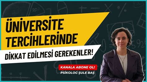 Üniversite Tercihlerinde Dikkat Edilmesi Gereken Hatalar